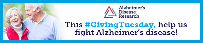 This #GivingTuesday, help us fight Alzheimer's disease!